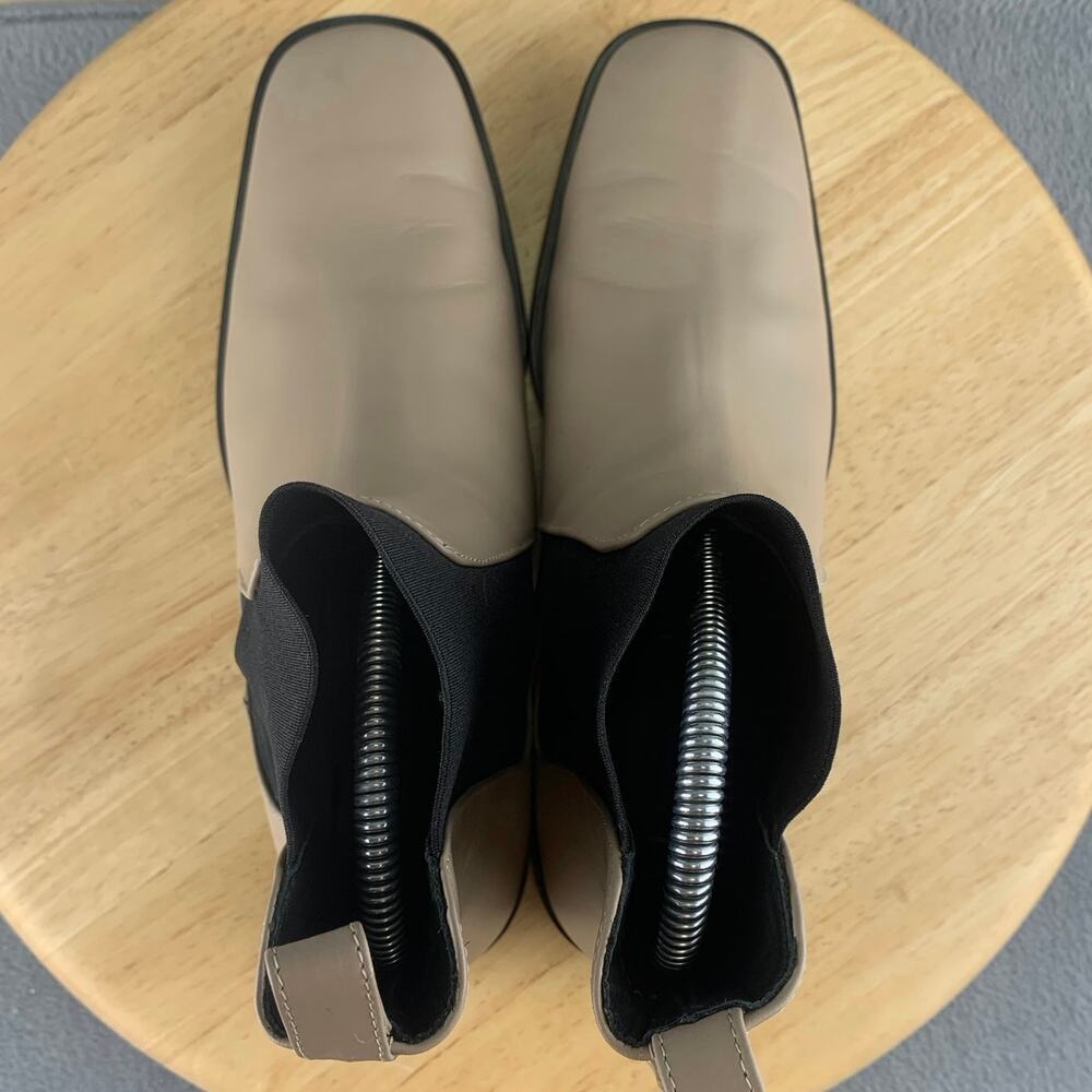 Everlane The Italian Leather Square Toe Chelsea Boot Cream Women’s Size 9.5 US - Picture 6 of 8